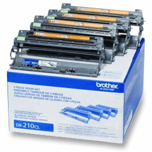 Brother DR210CL Replacement Drum - Laser Print Technology - 15000 - Black, Cyan, Yellow, Magenta - 4 / Carton