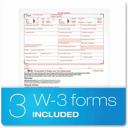 TOPS W2 Laser Forms 6-part Tax Kit - 1 Pack