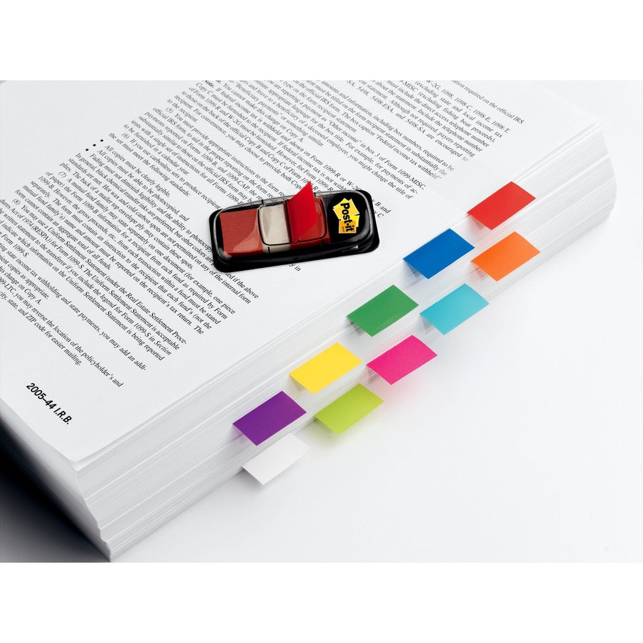 Post-it® Red Flag Value Pack - 600 x Red - 1" Flag/Note Width x 1 3/4" Flag/Note Length - Rectangle - Unruled - Red - Re