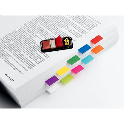 Post-it® Red Flag Value Pack - 600 x Red - 1" Flag/Note Width x 1 3/4" Flag/Note Length - Rectangle - Unruled - Red - Re