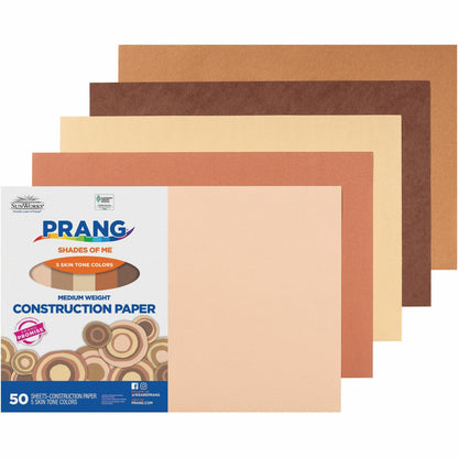Prang Multicultural Construction Paper - Art, Craft - 18" Width x 12" Length - Assorted - 1 Pack