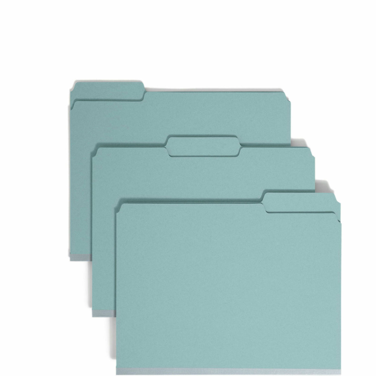 Smead Colored 1/3 Tab Cut Letter Recycled Fastener Folder - 8 1/2" x 11" - 2" Expansion - 2 x 2S Fastener - 2" for Folde