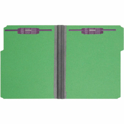 Smead Colored 1/3 Tab Cut Letter Recycled Fastener Folder - 8 1/2" x 11" - 2" Expansion - 2 x 2S Fastener - 2" for Folde