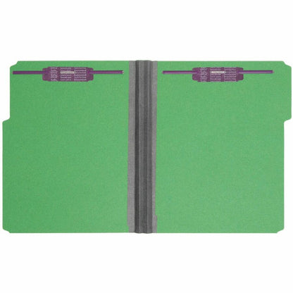 Smead Colored 1/3 Tab Cut Letter Recycled Fastener Folder - 8 1/2" x 11" - 2" Expansion - 2 x 2S Fastener - 2" for Folde