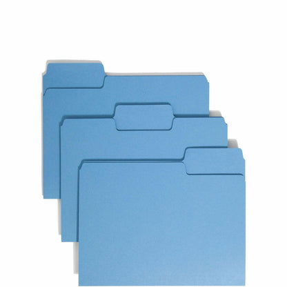Smead SuperTab 1/3 Tab Cut Letter Recycled Top Tab File Folder - 8 1/2" x 11" - 3/4" Expansion - Assorted Tab Position -