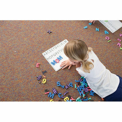 WonderFoam Magnetic Letters/Numbers - Magnetic - Washable - Assorted - Foam - 1 Set