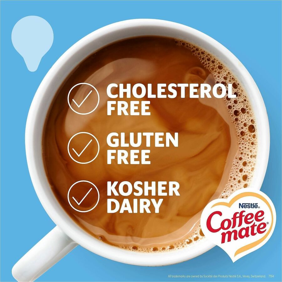 Coffee mate French Vanilla Nondairy Liquid Creamer Singles - Natural & Artificial French Vanilla Flavor - 0.38 fl oz (11