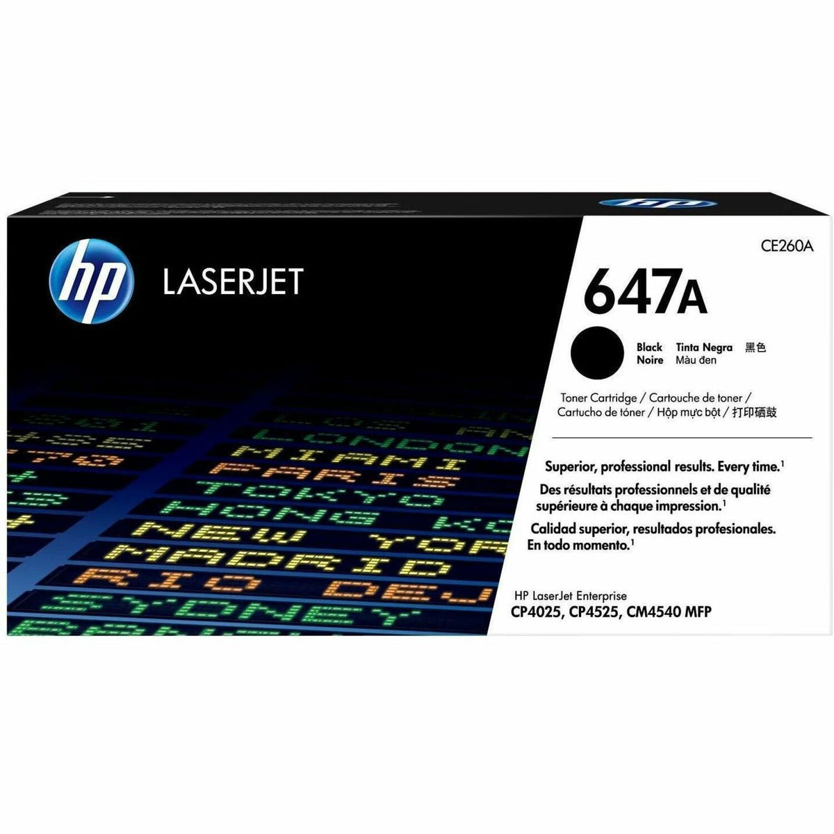 HP 647A Original Laser Toner Cartridge - Single Pack - Black - 1 Each - 8500 Pages