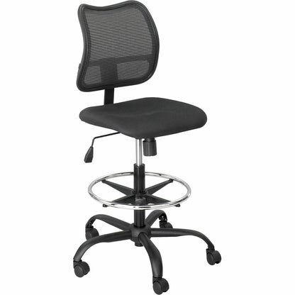 Safco Vue Extended Height Mesh Chair - Black Seat Color - Polyester Seat Material - Nylon Back Material - 5-star Base - 