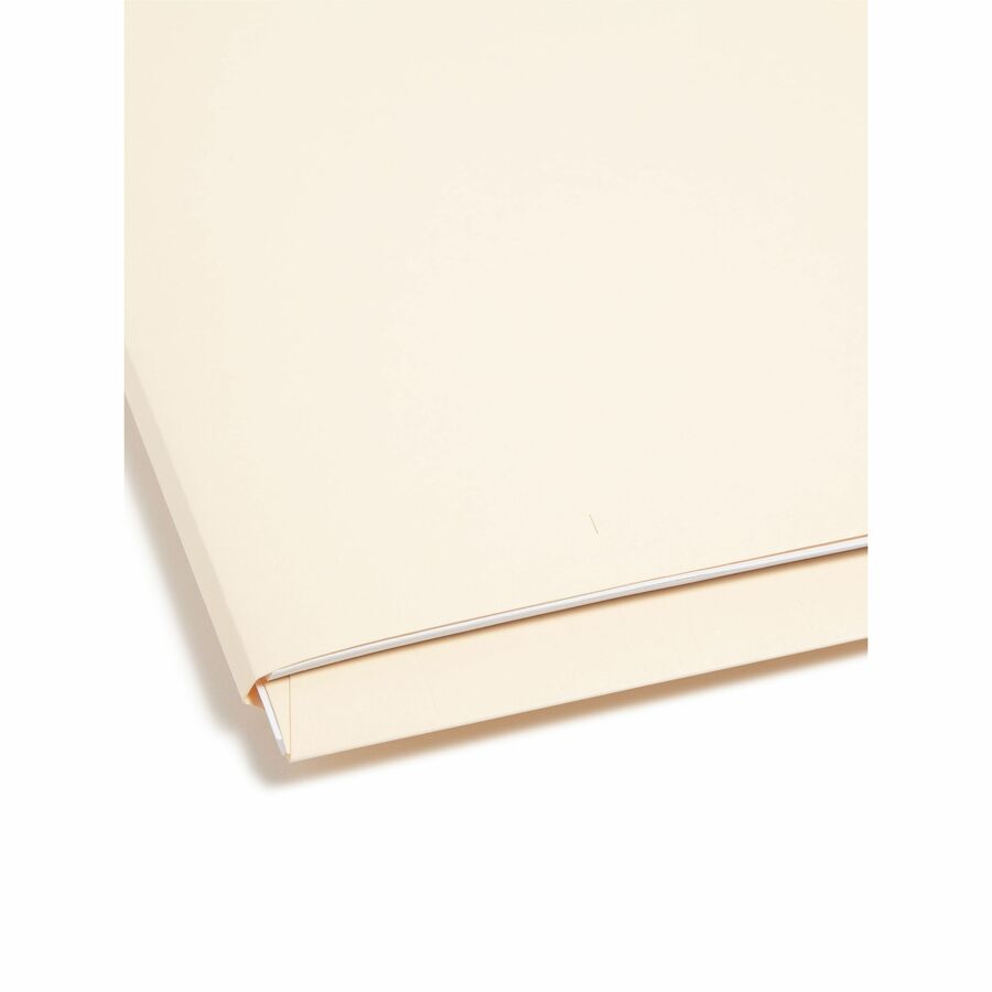 Smead Straight Tab Cut Letter Recycled Fastener Folder - 8 1/2" x 11" - 2 x 2B Fastener - 1 Pocket - 11 pt. - 2 Plys - M