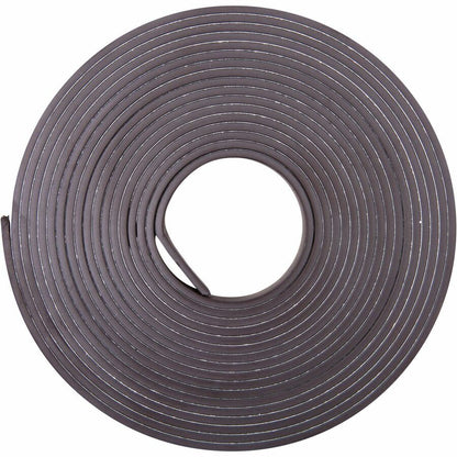 Zeus Magnetic Tape - 15 ft Length x 0.50" Width - Black - Adhesive Backing - Dispenser Included - Cutter Edge Dispenser 