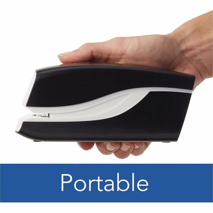 Swingline Breeze Automatic Stapler - Staples Upto 20 Sheet of 20lb Paper - Holds Upto 105 Staple - Half Strip - Staple S