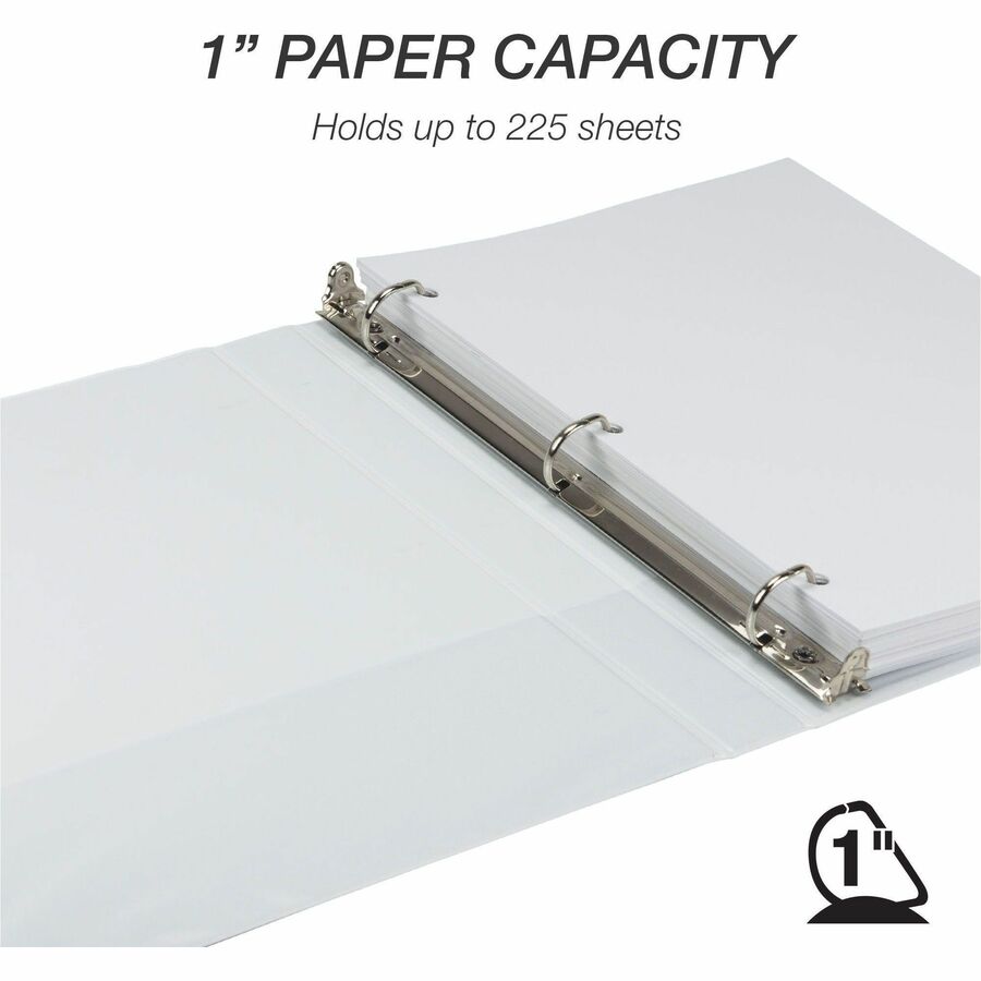Samsill Earth's Choice Plant-based Durable View Binder - 1" Binder Capacity - Letter - 8 1/2" x 11" Sheet Size - 225 She