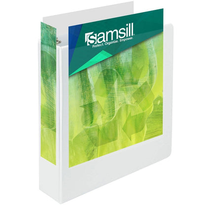 Samsill Earth's Choice Plant-based Durable View Binder - 3" Binder Capacity - Letter - 8 1/2" x 11" Sheet Size - 625 She