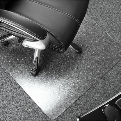 Floortex Polycarbonate Rectangular Chair Mat for Carpets over 1/2" - 35" x 47" - Carpeted Floor, Floor, Home, Office, Ca