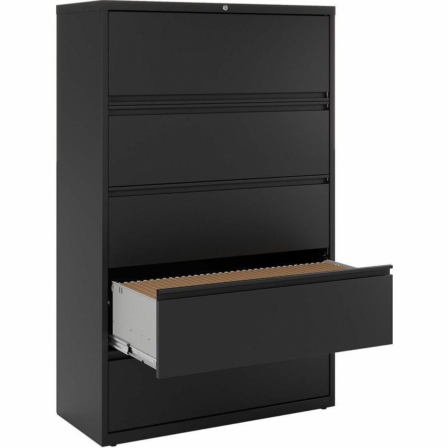 Lorell Fortress Series Lateral File - 42" Width x 18.6" Depth x 67.7" Height - 5 x Drawer(s) for File - Letter, Legal, A