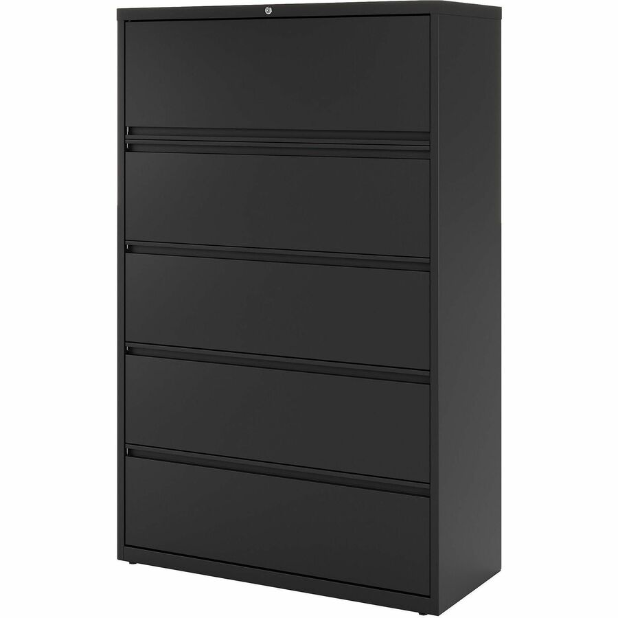 Lorell Fortress Series Lateral File - 42" Width x 18.6" Depth x 67.7" Height - 5 x Drawer(s) for File - Letter, Legal, A