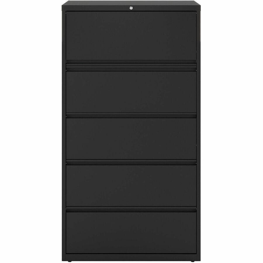 Lorell Fortress Series Lateral File - 36" Width x 18.6" Depth x 67.7" Height - 5 x Drawer(s) for File - Letter, Legal, A