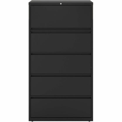 Lorell Fortress Series Lateral File - 36" Width x 18.6" Depth x 67.7" Height - 5 x Drawer(s) for File - Letter, Legal, A