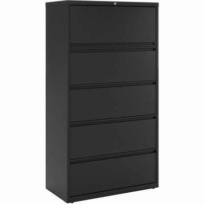 Lorell Fortress Series Lateral File - 36" Width x 18.6" Depth x 67.7" Height - 5 x Drawer(s) for File - Letter, Legal, A