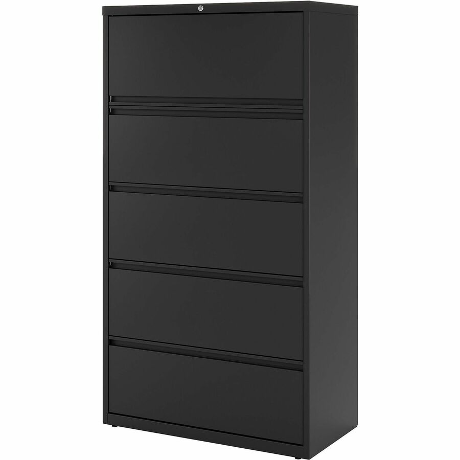 Lorell Fortress Series Lateral File - 36" Width x 18.6" Depth x 67.7" Height - 5 x Drawer(s) for File - Letter, Legal, A
