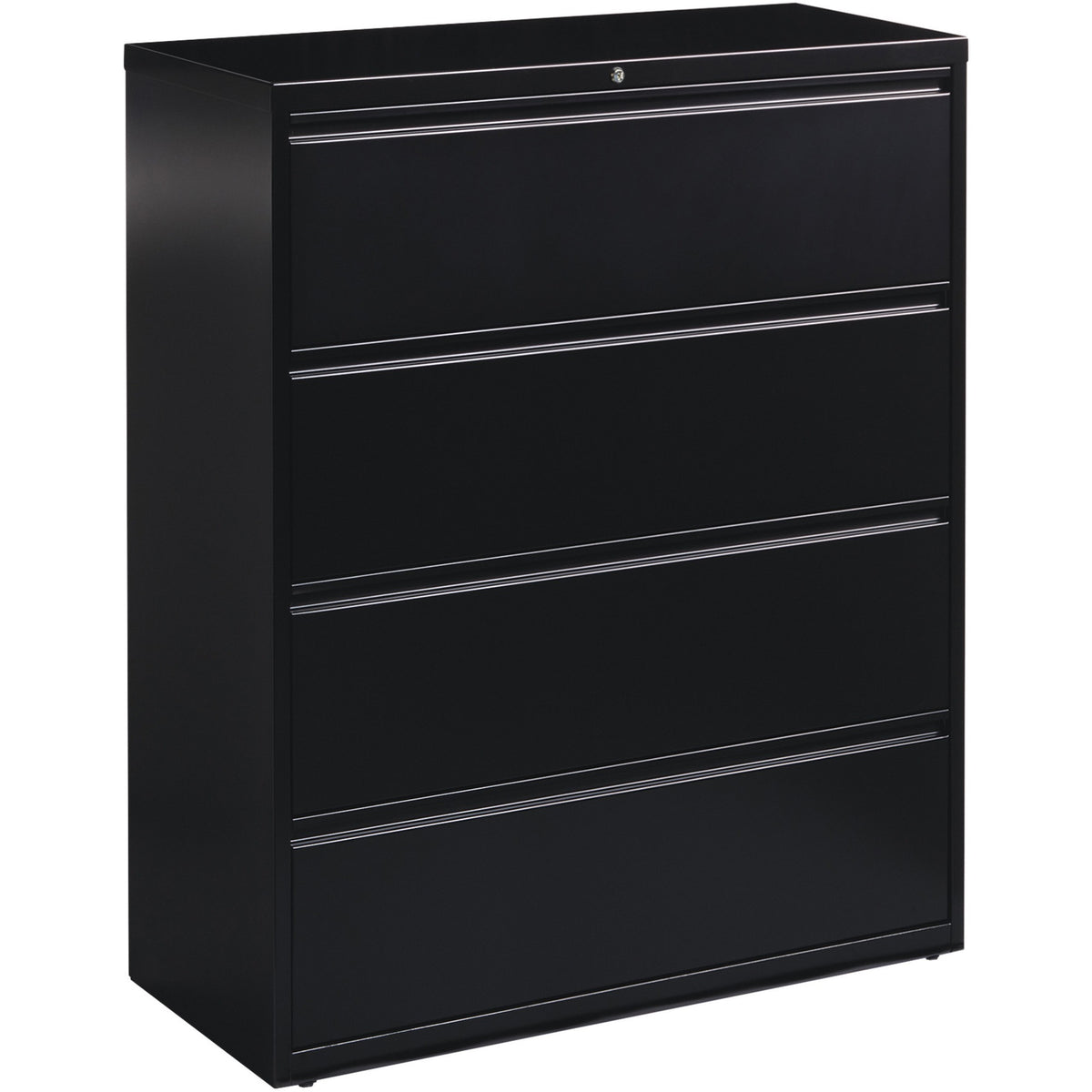 Lorell Fortress Series Lateral File - 42" Width x 18.6" Depth x 52.5" Height - 4 x Drawer(s) for File - Letter, Legal, A