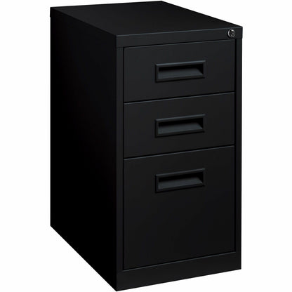 Lorell 22" Box/Box/File Mobile File Cabinet with Recessed Pull - 15" Width x 22" Depth x 27.7" Height - 3 x Drawer(s) fo
