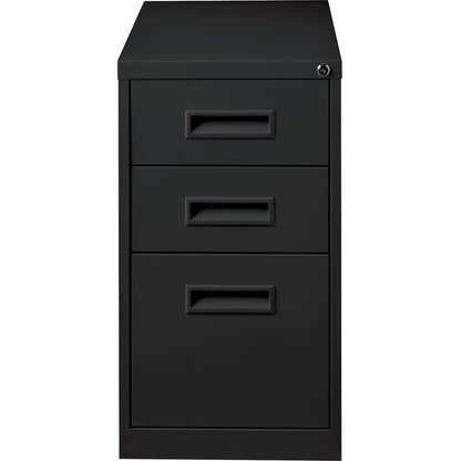 Lorell 22" Box/Box/File Mobile File Cabinet with Recessed Pull - 15" Width x 22" Depth x 27.7" Height - 3 x Drawer(s) fo