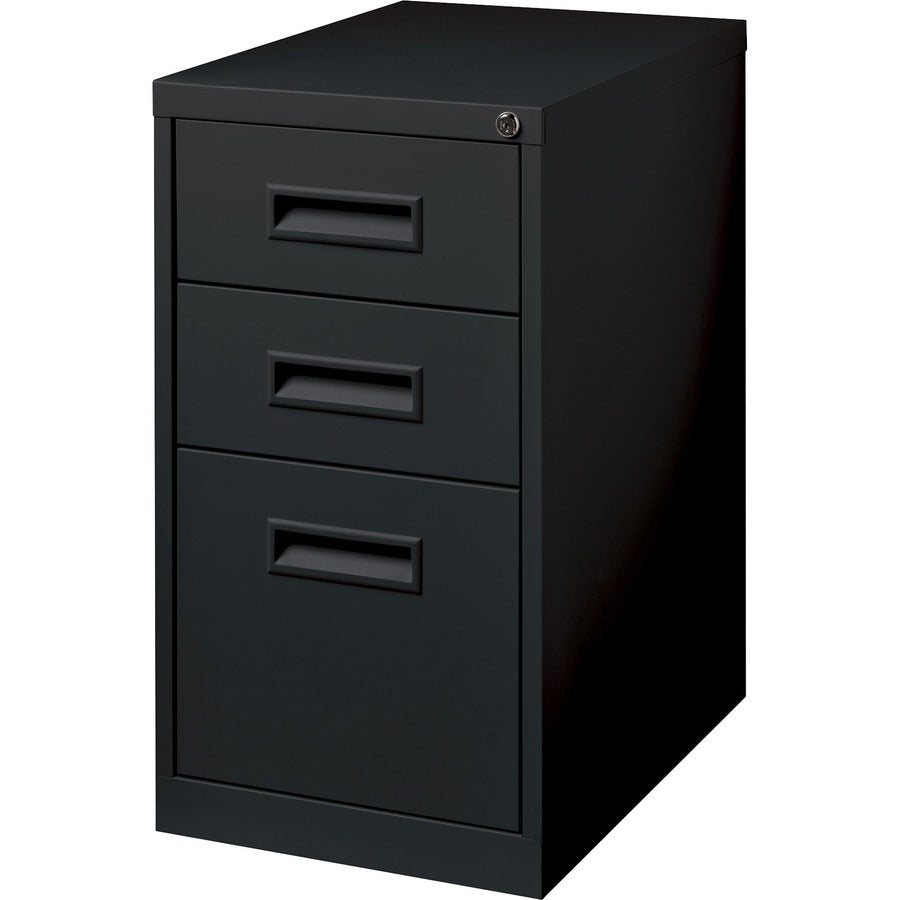 Lorell 22" Box/Box/File Mobile File Cabinet with Recessed Pull - 15" Width x 22" Depth x 27.7" Height - 3 x Drawer(s) fo