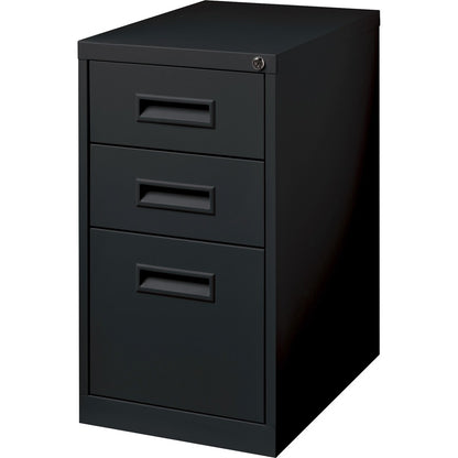 Lorell 22" Box/Box/File Mobile File Cabinet with Recessed Pull - 15" Width x 22" Depth x 27.7" Height - 3 x Drawer(s) fo