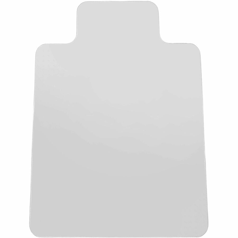 Lorell Lipped Chair Mat for Hard Floors - 45" x 53" - Hard Floor, Wood Floor, Vinyl Floor, Tile Floor - 1 Each
