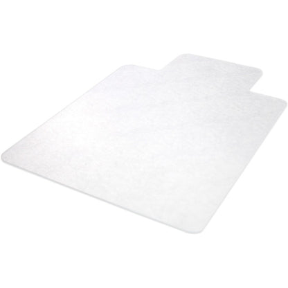 Lorell Lipped Chair Mat for Hard Floors - 48" x 60" - Hard Floor, Wood Floor, Vinyl Floor, Tile Floor - 1 Each