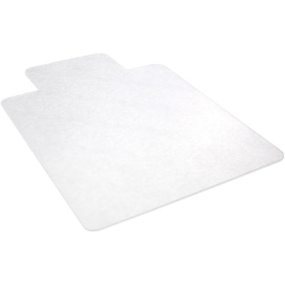 Lorell Lipped Chair Mat for Hard Floors - 48" x 60" - Hard Floor, Wood Floor, Vinyl Floor, Tile Floor - 1 Each