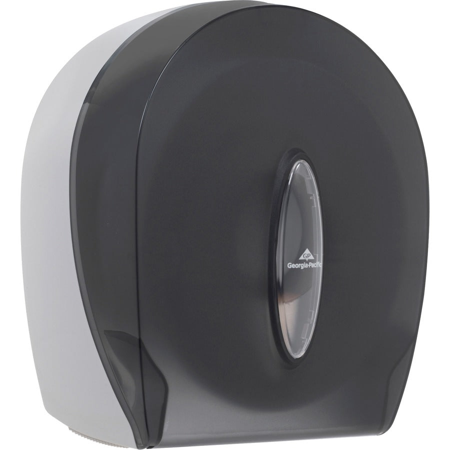 Georgia-Pacific 1-Roll Jumbo Jr. High-Capacity Toilet Paper Dispenser - Roll Dispenser - 1 x Roll - 9" Roll Diameter - 1