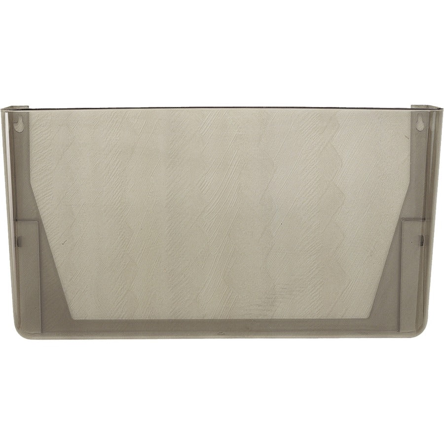 Officemate 21431 File Holder, Wall Mountable, Letter Size, Hortizontal, Smoke - Horizontal - 7" Height x 13" Width x 4.1