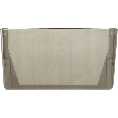 Officemate 21431 File Holder, Wall Mountable, Letter Size, Hortizontal, Smoke - Horizontal - 7" Height x 13" Width x 4.1