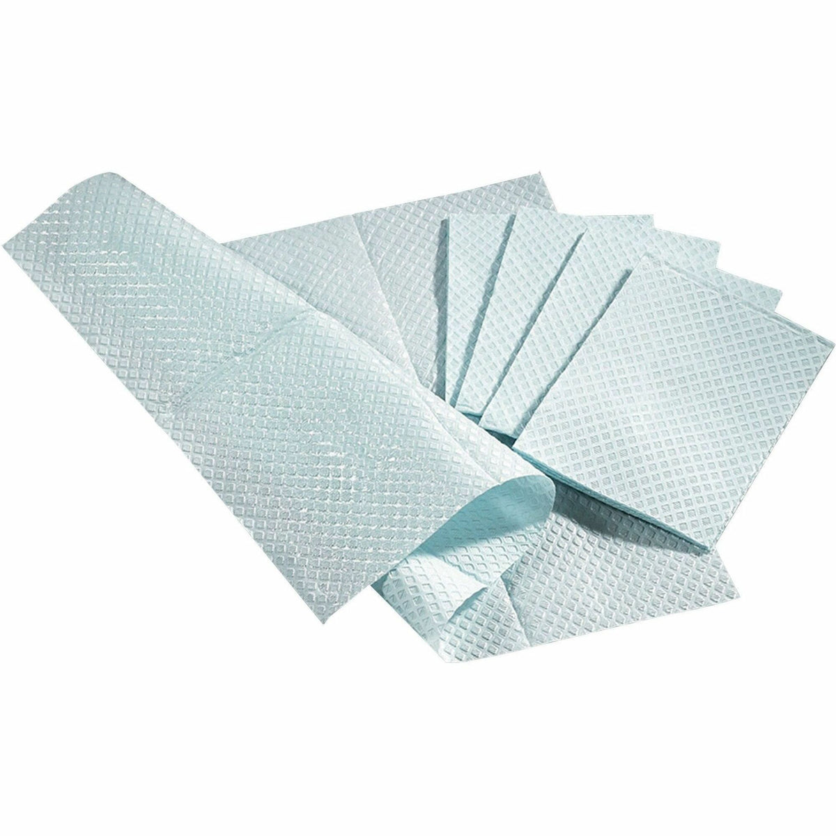 Medline Standard Poly-backed Tissue Towels - Blue - Tissue - 500 / Box