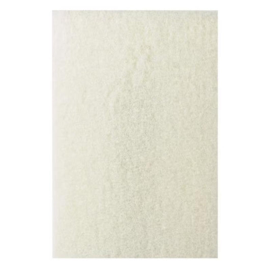 Gator 12 in. D Non-Woven Natural/Polyester Fiber Cleaner Floor Pad White