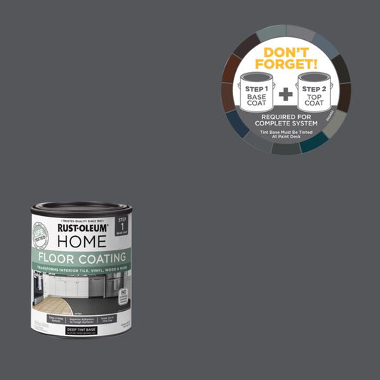 Rust-Oleum Home Dark Tint Base Water-Based Floor Coating Step 1 30.5 oz