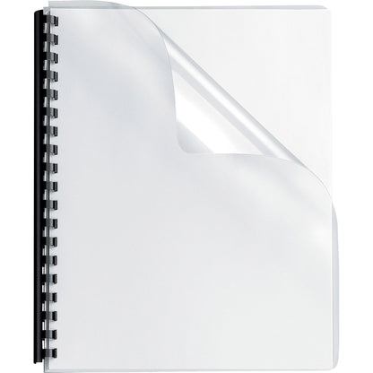 Fellowes Crystals Clear Oversize PVC Covers - 11.3" Height x 8.8" Width x 0" Depth - For 8 3/4" x 11 1/4" Sheet - Rectan