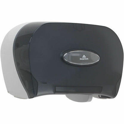 Georgia-Pacific 2-Roll Side-By-Side Standard Roll Toilet Paper Dispenser - Pull Out Dispenser - 2 x Roll - 1 Each