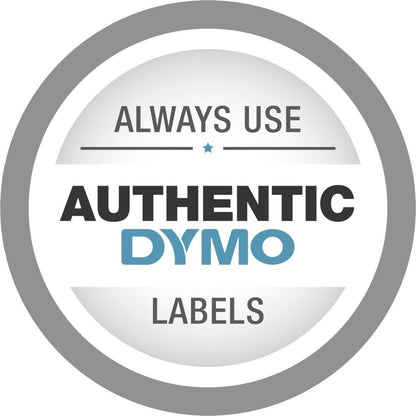 Dymo LabelWriters Continuous Roll Address Labels - 1 1/8" Width x 3 1/2" Length - White - 260 / Roll - 1 Box