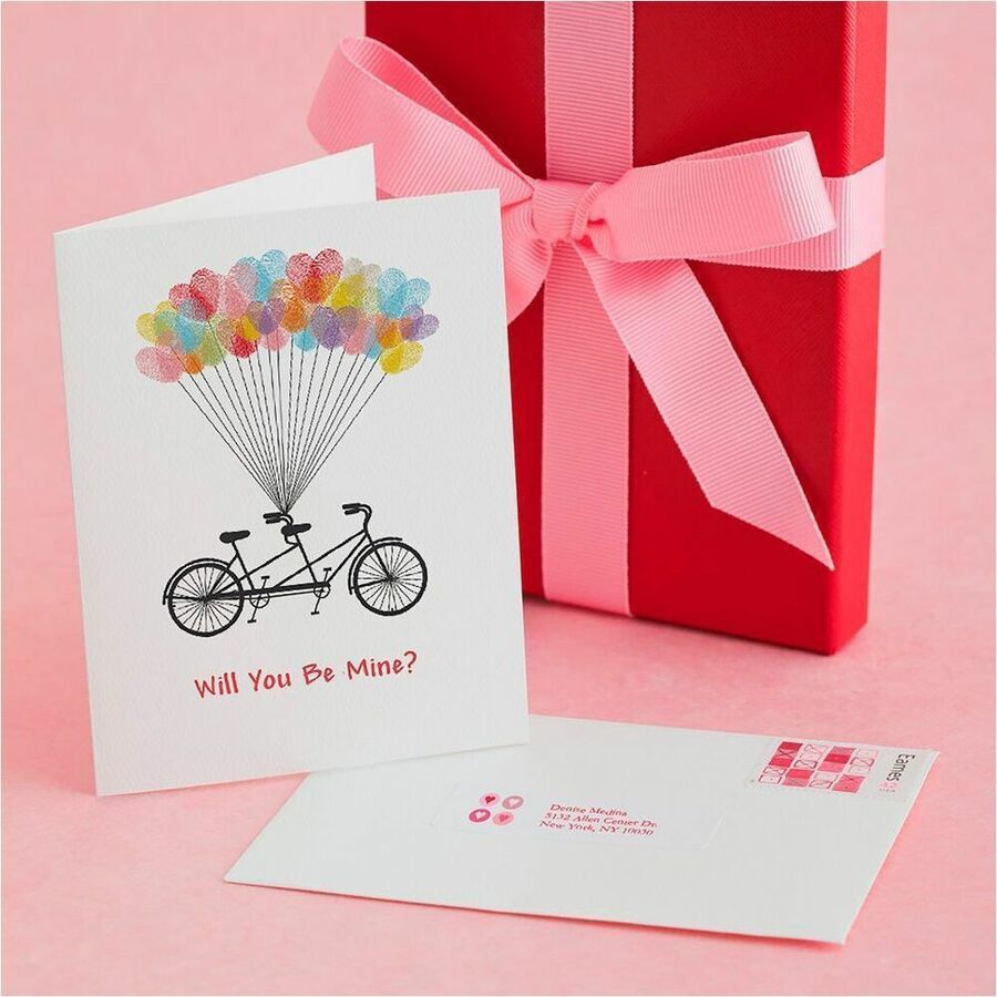 Avery® Half-Fold Greeting Cardsfor Inkjet Printers, 5½" x 8½" - 5 1/2" x 8 1/2" - Matte - Pre-scored, Printable, Double-