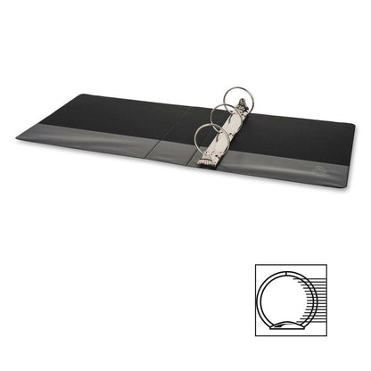 Business Source Basic Round-ring Binder - 3" Binder Capacity - Letter - 8 1/2" x 11" Sheet Size - 3 Ring - Fastener: Rou