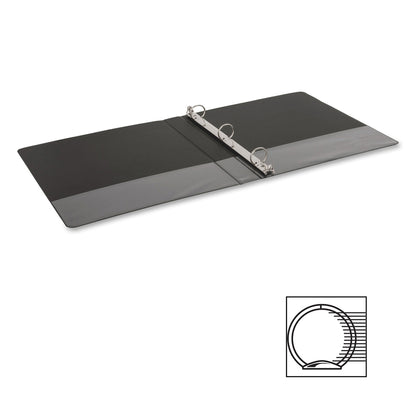 Business Source Basic Round-ring Binder - 1" Binder Capacity - Letter - 8 1/2" x 11" Sheet Size - 3 Ring - Fastener: Rou