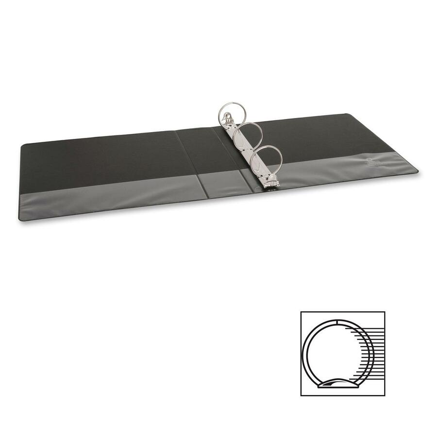 Business Source Basic Round-ring Binder - 2" Binder Capacity - Letter - 8 1/2" x 11" Sheet Size - 3 Ring - Fastener: Rou