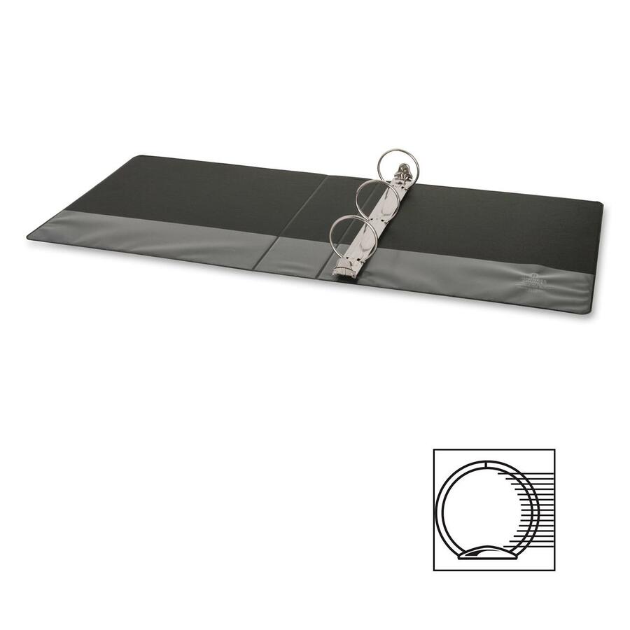 Business Source Basic Round-ring Binder - 2" Binder Capacity - Letter - 8 1/2" x 11" Sheet Size - 3 Ring - Fastener: Rou