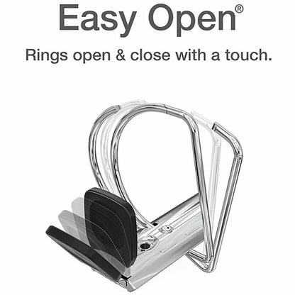 Cardinal® Premier ONE-TOUCH® Easy Open® Locking Slant-D® Rings Binder - 4" Binder Capacity - Letter - 8 1/2" x 11" Sheet