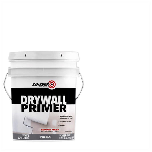 Zinsser White Flat/Matte Water-Based Primer 5 gal