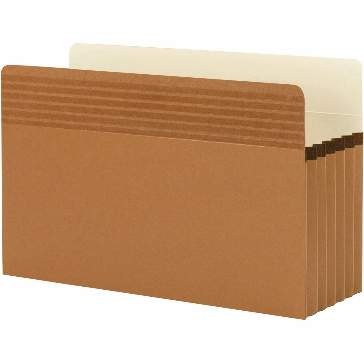 Smead Easy Grip Straight Tab Cut Legal Recycled File Pocket - 8 1/2" x 14" - 5 1/4" Expansion - Redrope - 10 / Box